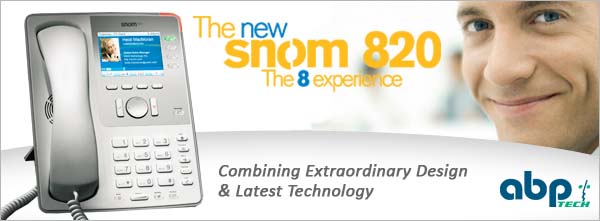 The new snom 820