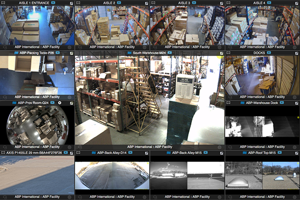 customizable grid view of your cameras

